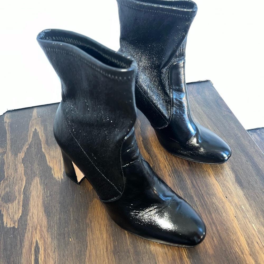 Stuart Weitzman Curveblock 100 Bootie - Picture 6 of 7
